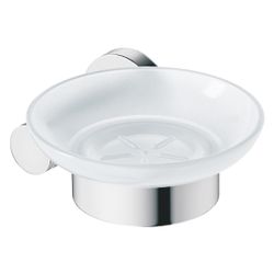 Duravit D-Code Seifenschale 120x137x53mm, Chrom/Mattweiß, Messing/Milchglas, Schrau... DURAVIT-0099181000 4021534636158 (Abb. 1)