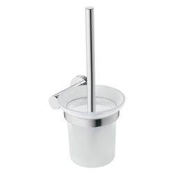 Duravit Bürstengarnitur D-Code 154x154x342mm, wandhäng. Chrom/Mattweiß, Messing, Sc... DURAVIT-0099271000 4021534636240 (Abb. 1)