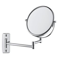 Duravit D-Code Kosmetikspiegel 330x203x310mm, Chrom, Optische Vergrößerung 3-fach, ... DURAVIT-0099121000 4021534389276 (Abb. 1)