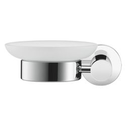 Duravit D-Code Seifenschale 120x137x53mm, Chrom/Mattweiß, Messing/Milchglas, Schrau... DURAVIT-0099171000 4021534636141 (Abb. 1)