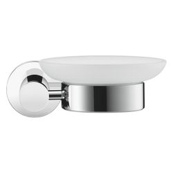 Duravit D-Code Seifenschale 120x137x53mm, Chrom/Mattweiß, Messing/Milchglas, Schrau... DURAVIT-0099181000 4021534636158 (Abb. 1)
