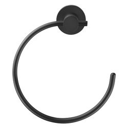 Duravit D-Code Handtuchring 67x169x182mm, Mattschwarz, Schraubbefestigung... DURAVIT-0099214600 4067116346367 (Abb. 1)