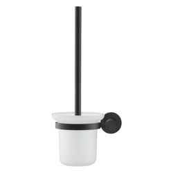 Duravit Bürstengarnitur D-Code 154x154x342mm, wandhäng., Mattschwarz, Kunststoff/Me... DURAVIT-0099274600 4067116346633 (Abb. 1)