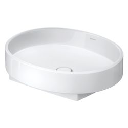 Duravit Balcoon Aufsatzbecken 550mm, Weiß Hochglanz, DuraShield, Oval, ohne Überlau... DURAVIT-241055AA79 4067116438475 (Abb. 1)