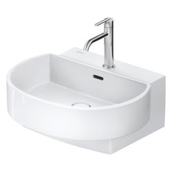 Duravit Balcoon Waschtisch 480x550x185mm wandhäng., Weiß Hochglanz, D-shaped, DuraS... DURAVIT-241155AA00 4067116441390 (Abb. 1)