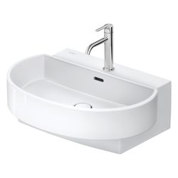 Duravit Balcoon Waschtisch 480x650x220mm wandhäng., Weiß Hochglanz, D-shaped, DuraS... DURAVIT-241165AA00 4067116441628 (Abb. 1)