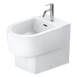 Duravit Balcoon Stand Bidet 570x370x400mm Weiß Hochglanz DuraShield 1 HL mit Überla... DURAVIT-272610AA00 4067116443165 (Abb. 1)