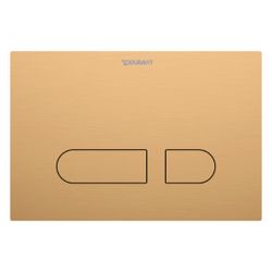 Duravit DuraSystem Betätigungsplatte mechanisch Edelstahl für WC A1, Bronze gebür... DURAVIT-WD5012044000 4067116462470 (Abb. 1)