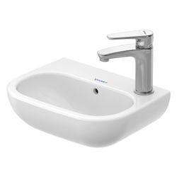 Duravit D-Code Handwaschbecken 270x360x130mm, Weiß Hochglanz, Rechteckig, 1 Waschpl... DURAVIT-0705360009 4021534687648 (Abb. 1)