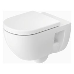 Duravit D-Code Wand-WC 570x370x360mm Weiß Hochglanz 45l Tiefspüler rimless waagerec... DURAVIT-2514090000 4067116338416 (Abb. 1)
