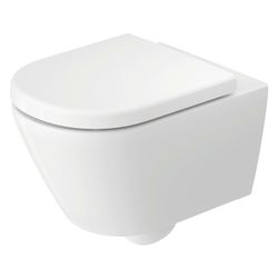 Duravit D-Code Wand-WC 540x370x360mm Weiß Hochglanz 45l Tiefspüler rimless waagere... DURAVIT-29030900212 4067116383317 (Abb. 1)