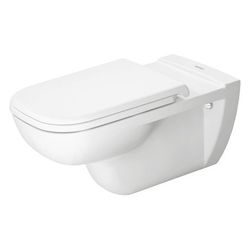 Duravit D-Code Wand-WC 700x360x365mm, Weiß Hochglanz, 4,5l, Tiefspüler, geschlossen... DURAVIT-2228090000 4021534822377 (Abb. 1)