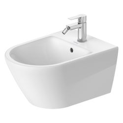 Duravit D-Code Wandbidet 540x360x400mm Weiß Hochglanz 1 HL HLB Überlauf verdeckte ... DURAVIT-27271500002 4067116449136 (Abb. 1)