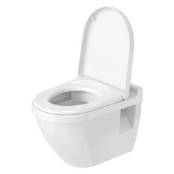 Duravit Starck 3 Wand-WC 540x370x375mm Weiß Hochglanz 45l Tiefspüler rimless waager... DURAVIT-2519090000 4067116415827 (Abb. 1)