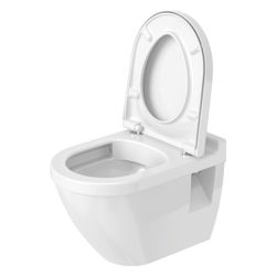 Duravit Starck 3 Wand-WC 540x370x375mm Weiß Hochglanz 45l Tiefspüler rimless waager... DURAVIT-2519090000 4067116415827 (Abb. 1)
