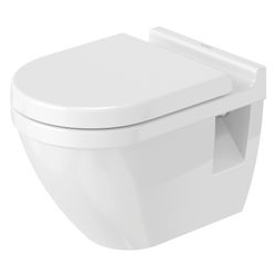 Duravit Starck 3 Wand-WC 540x365x355mm, Weiß Hochglanz, 6l, WonderGliss, Flachspül... DURAVIT-22010900001 4021534223648 (Abb. 1)