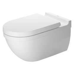 Duravit Starck 3 Wand-WC 620x370x375mm Weiß Hochglanz 45l Tiefspüler rimless waager... DURAVIT-2522090000 4067116415841 (Abb. 1)