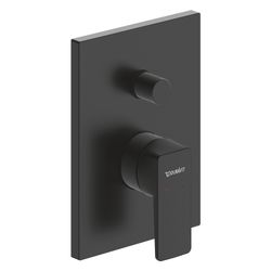 Duravit Manhattan Einhebelmischer Unterputz Set, 2 Verbraucher, Mattschwarz, Rose... DURAVIT-MH4210008046 4067116463842 (Abb. 1)