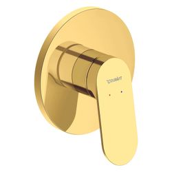 Duravit Wave Einhebelmischer Unterputz Set, 1 Verbraucher, Gold poliert, 1 Verbra... DURAVIT-WA4210007034 4067116463729 (Abb. 1)