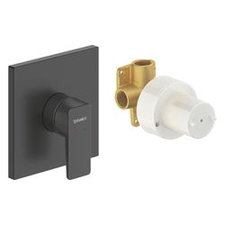 Duravit Manhattan Einhebelmischer Unterputz Set, 1 Verbraucher, Mattschwarz, Rose... DURAVIT-MH4210007046 4067116463828 (Abb. 1)