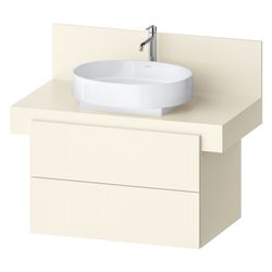 Duravit Balcoon Konsolen-Waschtischunterbau wandh. 570x800x534mm Elfenbein Str... DURAVIT-BA50130JDID0000 4067116472776 (Abb. 1)