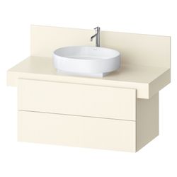 Duravit Balcoon Konsolen-Waschtischunterbau wandh 570x1000x534mm Elfenbein Str... DURAVIT-BA50140JDID0000 4067116472820 (Abb. 1)