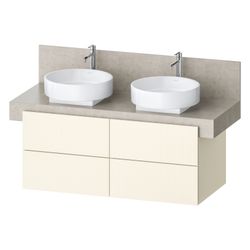 Duravit Balcoon Konsolen-Waschtischunterbau wandh 570x1200x522mm Elfenbein Str... DURAVIT-BA50370JDID0000 4067116473476 (Abb. 1)