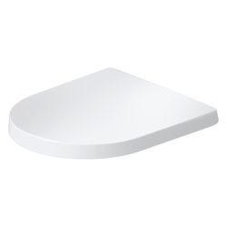 Duravit Balcoon WC-Sitz D-shaped Weiß Seidenmatt, 374x40x438mm, ohne Absenkautomati... DURAVIT-0027713200 4067116454901 (Abb. 1)