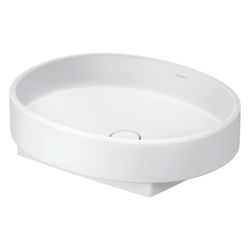 Duravit Balcoon Aufsatzbecken 550mm, Weiß Seidenmatt, DuraShield, Oval, ohne Überla... DURAVIT-241055AC79 4067116438512 (Abb. 1)