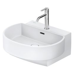 Duravit Balcoon Waschtisch 480x550x185mm wandh. Weiß SDM, D-shaped, DuraShield, 1 W... DURAVIT-241155AC00 4067116441475 (Abb. 1)