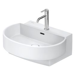 Duravit Balcoon Waschtisch 480x600x220mm wandh. Weiß SDM, D-shaped, DuraShield, 1 W... DURAVIT-241160AC00 4067116439472 (Abb. 1)