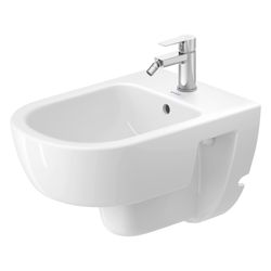 Duravit D-Code Wandbidet 540x370x340mm Weiß Hochglanz 1 HL mit HLB/Überlauf... DURAVIT-2723150000 4067116338423 (Abb. 1)