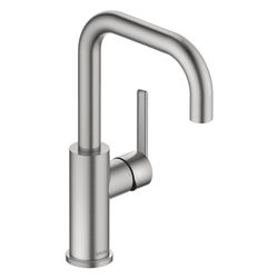 Duravit Balcoon Einhebel-Waschtischmischer FreshStart und MinusFlow, Edelstahl ge... DURAVIT-BA1100002070 4067116472134 (Abb. 1)