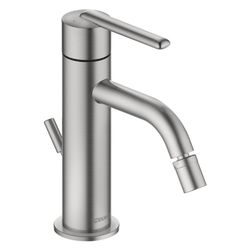 Duravit Balcoon Einhebel-Bidetmischer, Edelstahl gebürstet, 9,5l/min, mit Garnitu... DURAVIT-BA2400001070 4067116472172 (Abb. 1)