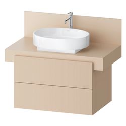 Duravit Balcoon Konsolen-Waschtischunterbau wandh. 570x800x534mm Sandbeige Str... DURAVIT-BA50130JEIE0000 4067116472783 (Abb. 1)