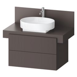 Duravit Balcoon Konsolen-Waschtischunterbau wandh.570x800x534mm Schieferbraun ... DURAVIT-BA50130JGIG0000 4067116472806 (Abb. 1)