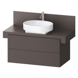 Duravit Balcoon Konsolen-Waschtischunterbau wandh. 570x1000x534mm Schieferbrau... DURAVIT-BA50140JGIG0000 4067116472851 (Abb. 1)
