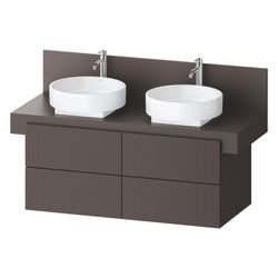 Duravit Balcoon Konsolen-Waschtischunterbau wandh. 570x1200x534mm Schieferbrau... DURAVIT-BA50170JGIG0000 4067116472912 (Abb. 1)