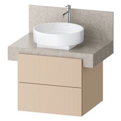 Duravit Balcoon Konsolen-Waschtischunterbau wandh 570x600x522mm Sandbeige Stru... DURAVIT-BA50320JEIE0000 4067116473339 (Abb. 1)