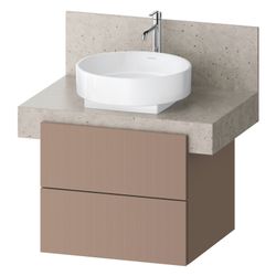 Duravit Balcoon Konsolen-Waschtischunterbau wandh. 570x600x522mm Umbra Struktu... DURAVIT-BA50320JFIF0000 4067116473346 (Abb. 1)
