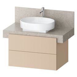 Duravit Balcoon Konsolen-Waschtischunterbau wandh 570x800x522mm Sandbeige Stru... DURAVIT-BA50330JEIE0000 4067116473384 (Abb. 1)