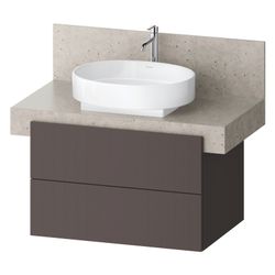 Duravit Balcoon Konsolen-Waschtischunterbau wandh. 570x800x522mm Schieferbraun... DURAVIT-BA50330JGIG0000 4067116473407 (Abb. 1)