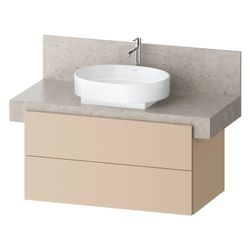 Duravit Balcoon Konsolen-Waschtischunterbau wandh 570x1000x522mm Sandbeige Str... DURAVIT-BA50340JEIE0000 4067116473438 (Abb. 1)