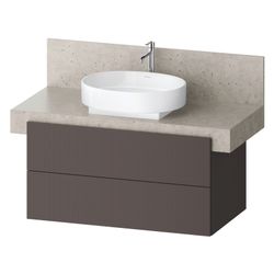 Duravit Balcoon Konsolen-Waschtischunterbau wandh. 570x1000x522mm Schieferbrau... DURAVIT-BA50340JGIG0000 4067116473452 (Abb. 1)