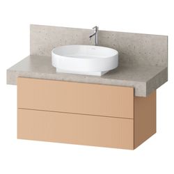 Duravit Balcoon Konsolen-Waschtischunterbau wandh 570x1000x522mm Terraccino St... DURAVIT-BA50340JHIH0000 4067116473469 (Abb. 1)