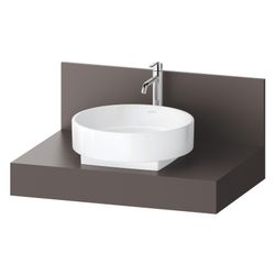 Duravit Balcoon Konsole 550x800x370mm Schieferbraun Matt ohne Konsolenträger 1... DURAVIT-BA90560IGIG0000 4067116473940 (Abb. 1)