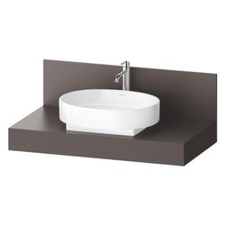 Duravit Balcoon Konsole 550x1000x370mm Schieferbraun Matt ohne Konsolenträger ... DURAVIT-BA90570IGIG0000 4067116473995 (Abb. 1)