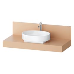 Duravit Balcoon Konsole 550x1200x370mm Terraccino Matt ohne Konsolenträger 1 A... DURAVIT-BA90580IHIH0000 4067116474053 (Abb. 1)