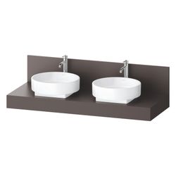 Duravit Balcoon Konsole 550x1400x370mm Schieferbraun Matt ohne Konsolenträger ... DURAVIT-BA90610IGIG0000 4067116474190 (Abb. 1)