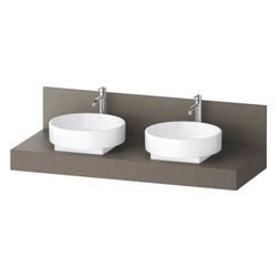 Duravit Balcoon Konsole 550x1400x370mm Basalt Struktur Matt ohne Konsolenträge... DURAVIT-BA90680IBIB0000 4067116480078 (Abb. 1)